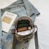 Harajuku Nylon Rope Nylon Shoulder Bag Coin Pouch Casual Drawstring Crossbody Bag Korean Style Solid Color Mobile Phone Bag Male