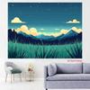 2D plane 1 piece of night scene grassland sky sky mark landscape design party supplies social media influencer figure
