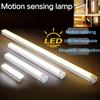 Wireless LED Night Light Motion Sensor Light Bar Closet Night Lamp USB Detector Light Under Cabinet Bedside Staircase NightLight