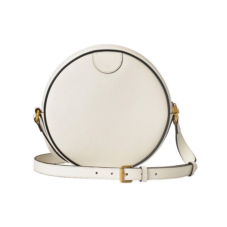 Gucci X Adidas Originals Ophidia Large Logo Print Zipper Leather Crossbody Bag Women bags White 702626-DJ24T-8847