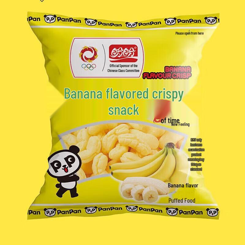 Хрустящие снеки Panpan со вкусом банана