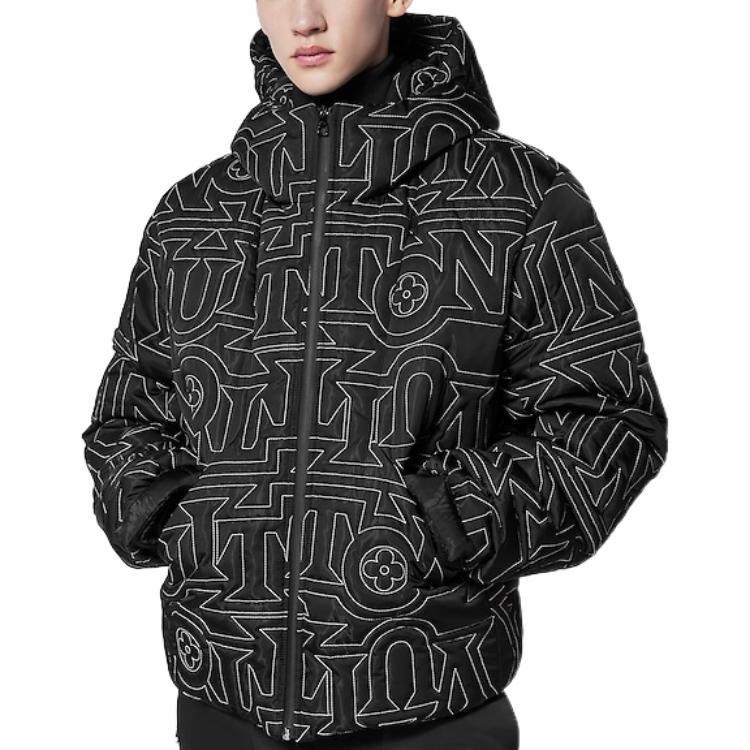 Louis Vuitton Пуховик мужской SS23 Черный 1AAUU0