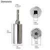 Universal Socket Wrench Torque Head Set Ratchet Super Sleeve Gadget Power Drill Adapter Magic Grip Spanner Key Multifunctional