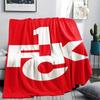 1PC Kaiserslautern Print Flannel Blanket, High quality Comfortable for All Seasons, Home Decor, Warmth and Comfort, Perfect for Christmas Gifts