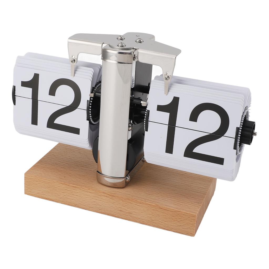 Ретро цифровые перекидные часы перекидные настольные часы механические на батарейках домашний офис декор 24 часа