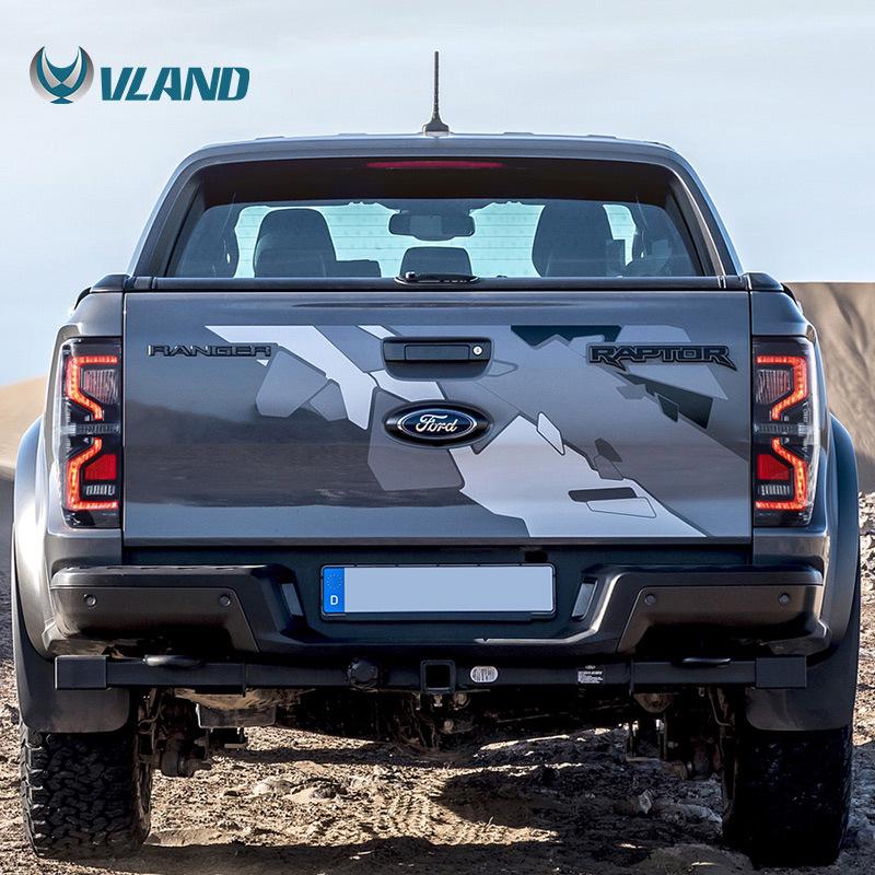 Светодиодный динамический указатель поворота задний фонарь для 2012-2018 Ford Everest Ranger T6