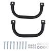 2PCS Golf Cart Grab Handle Set with Installation Hardwares High Strength Alloy Steel Replacement for Club Car