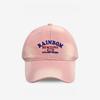 Spring And Summer Retro Letter Embroidery Red Baseball Cap Girls Show Their Faces Small Peaked Caps Male Tide