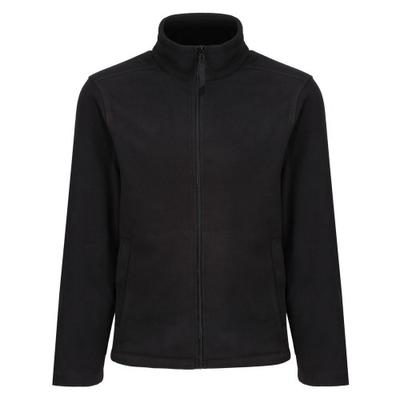 Мужская однотонная куртка из микрофлиса на молнии (Лайт слой)