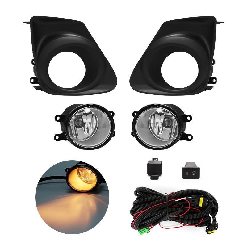 Для Toyota Corolla Altis 2011 2012 2013 Противотуманные фары Дневные ходовые огни Хромированные провода Реле переключателя