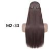 MISS WIG Женская повседневная одежда, натуральные волнистые невидимые наращивание волос без зажимов, длинные волнистые прямые волосы из синтетического волокна