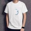 Positive shoulder combed cotton M-5XL men's T-shirt loose fashion versatile tops new