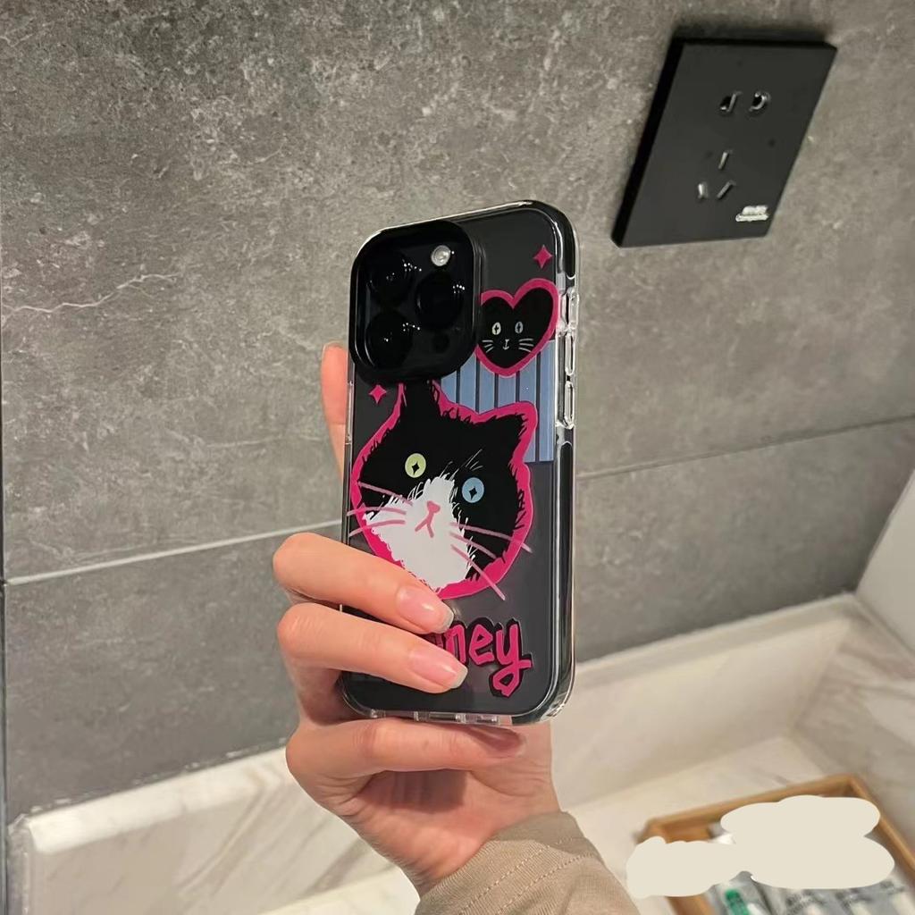 Премиум милый мультяшный кот 14promax iPhone 13 чехол для мобильного телефона iPhone14 женский xr противоударный 8p нишевый 12