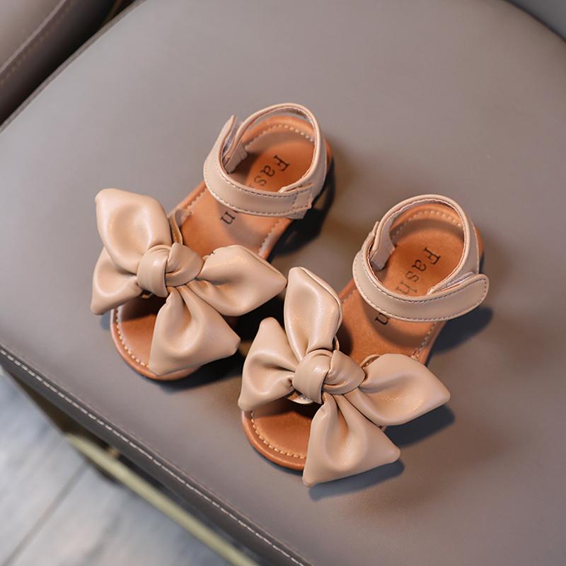 Summer Sandals Bow Children Shoes Girls Sandals Baby Korean Party Princess Soft Beach Sandal