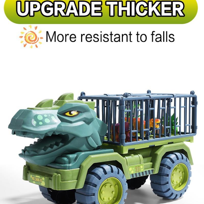 Новая детская игрушечная машинка с динозавром, большая модель инженерной машины, развивающая игрушка, транспортная машина, игрушка для мальчиков и девочек с подарком в виде динозавра