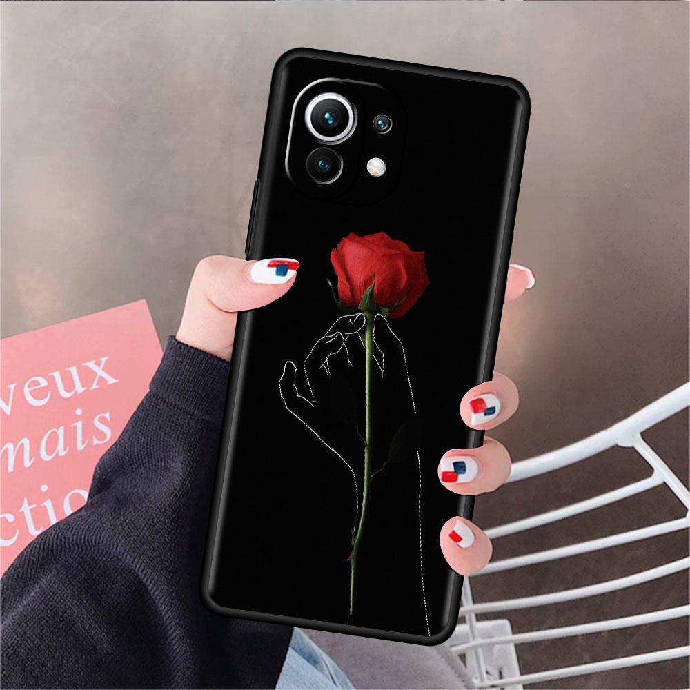 Милый чехол Love Heart Funda для Xiaomi Mi 11 Lite 5G NE 11T Pro 10T 9T Note 10 12 12X 12S Ультрамягкий силиконовый чехол для телефона