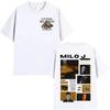Rapper Milo J La Vida Era Mas Corta Album TShirt Unisex Hip Hop Cotton Short Sleeve TShirt Streetwear Women And Men Tshirts