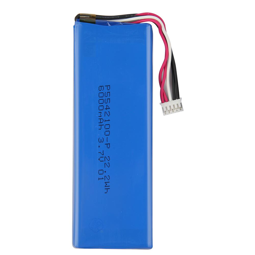 Replacement Battery P5542100-P For JBL Pulse2 Pulse3 Pulse 2 Pulse 3 Bluetooth Audio Outdoor Speaker Battery 6000mAh