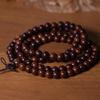 Thunderstruck Jujube Wood 108 Bead Buddhist Pendant Rosary - Unisex Handmade Jewelry Accessory