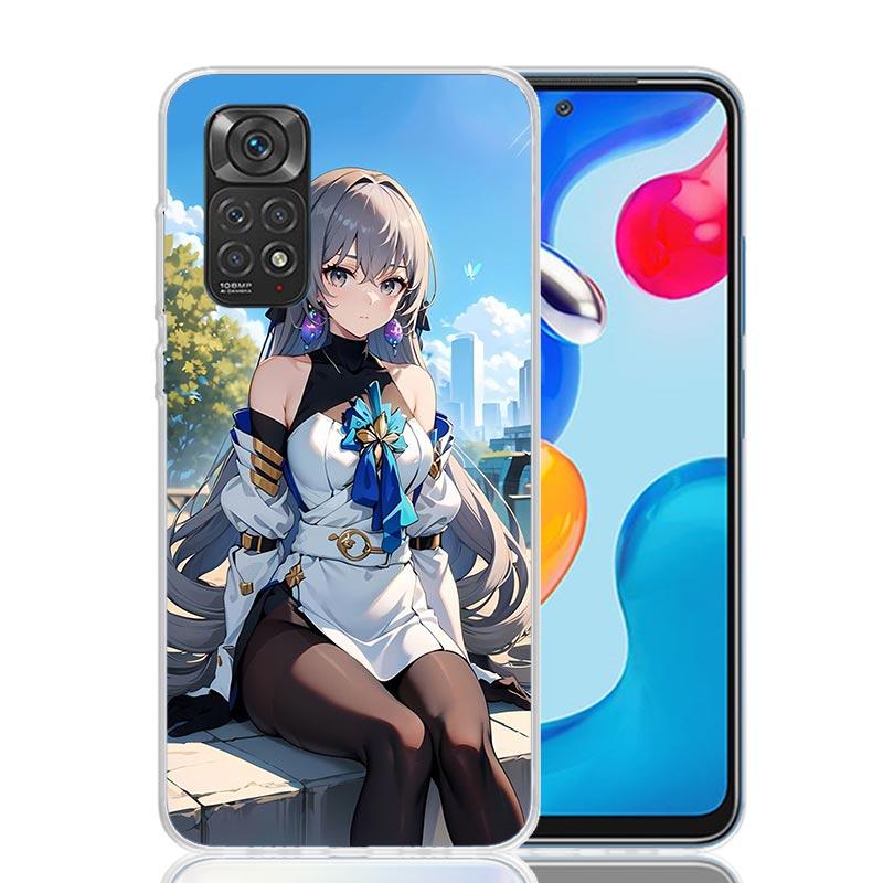 Чехол для телефона Honkai Star Rail Броня Ранд Для Xiaomi Redmi Note 15 14 13 12S 12 Pro Plus 11S 11E 11 11T 10S 10 Искусство Мягкий Рисунок Co