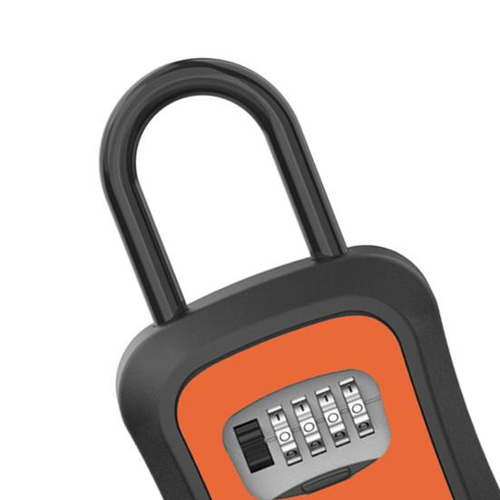 1 комплект ящика для ключей с подвесным крючком. 4-значный пароль. Высокая твердость. Хорошая безопасность. Быстрый сброс. Противоугонный настенный ключ. Безопасный комбинированный замок для дома.