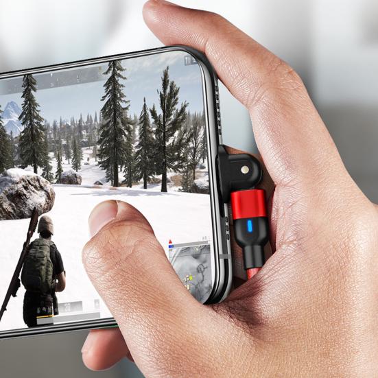 Кабель для передачи данных Тип C 180 градусов Вращающийся Зарядный шнур Тип веревки Нейлоновая оплетка