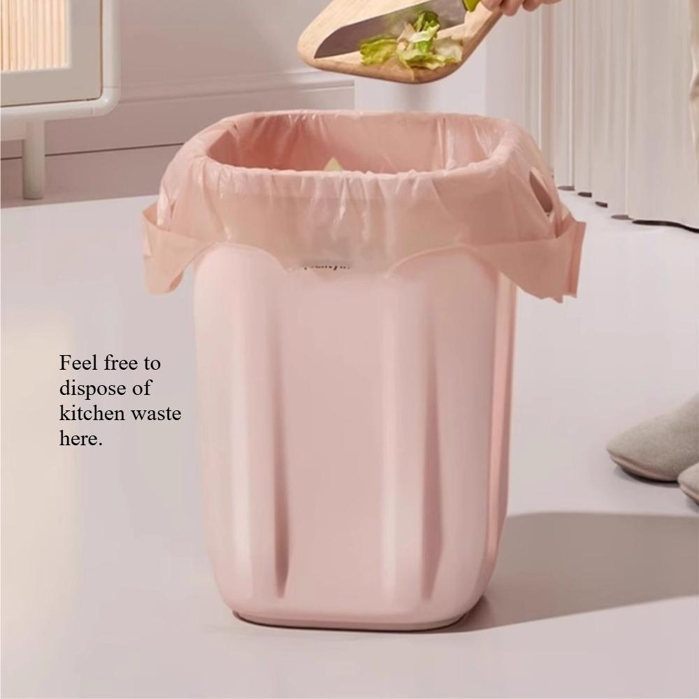 Одноразовые очень плотные мусорные пакеты-жилеты, Большие бытовые пластиковые пакеты для мусора с ручками для кухни/ванной/спальни, Прочные RQSL-BH-3962