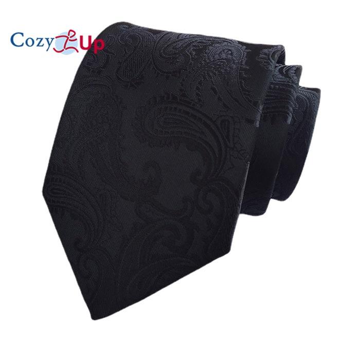 Cozy Up 3,15 дюйма(8 см) Модный полосатый мужской галстук с узором пейсли в клетку и цветком на свадьбу