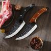 Нержавеющая сталь 6 дюймов Тесак для мяса Кованый нож ручной работы для обвалки Сербские ножи шеф-повара Кухонный нож Рыбные ножи