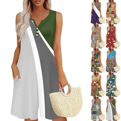 Женские модные и повседневные цельные шорты без рукавов с карманом на пуговицах