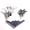 Конструктор DIY «Креативная Военная Серия» Истребитель F-14, Многоцелевой Сверхзвуковой Истребитель F-22, Бомбардировщик B-2, Модели Игрушек Для Детей, Подарки