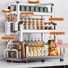 Upgraded 3-Tier Stainless Steel Kitchen Organizer Rack