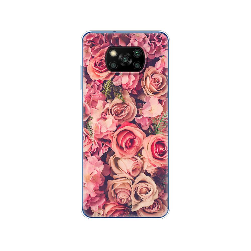 Для Xiaomi Poco X3 NFC силиконовый чехол с мягкой задней панелью для POCO X3 pro, чехол из ТПУ, бампер для Poco X 3 PocoX3 NFC 6,67 дюйма, Global Phone etui