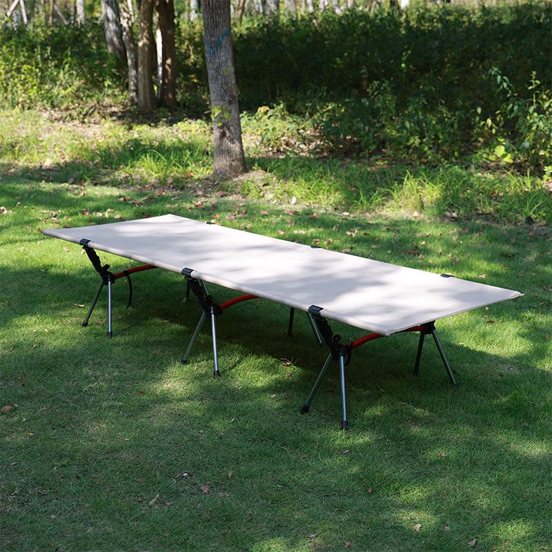 Ultralight Adjustable Folding Camping Cot - Portable, Easy To Disassemble, Ideal for Outdoors, Office, or Tent Use