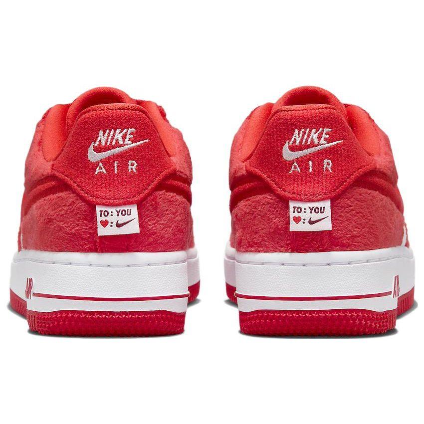 Nike Детские кроссовки Air Force 1 Low GS Valentines Day 2024 Красный Огненно-Красный Светло-Малиновый FZ3552-612
