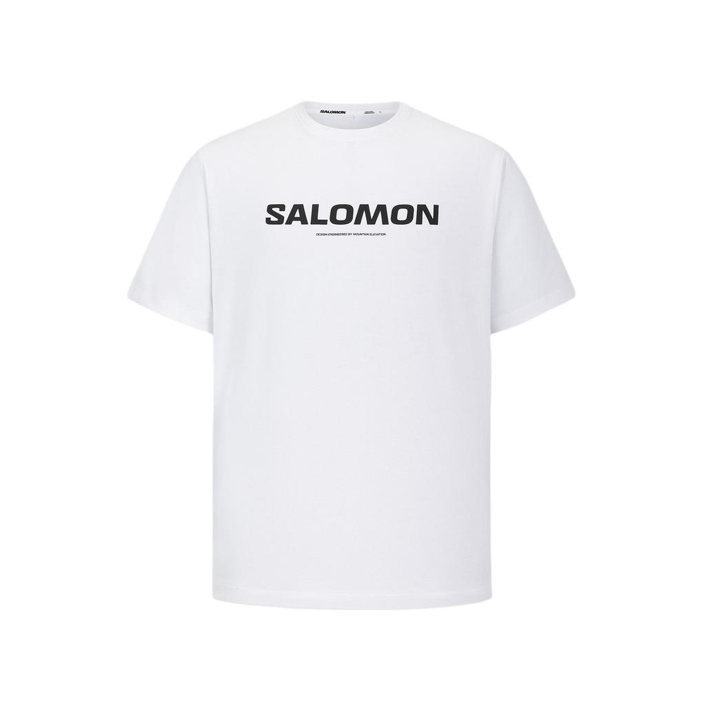 SALOMON Пл ОД УФ СС Легкий Пуловер Круглый Вырез Дышащая Печатная Футболка С Коротким Рукавом Унисекс Топы LD0150400