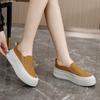 Rd1901 Новые белые туфли, женские весенне-летние туфли с поднятой подошвой, универсальные однослойные туфли, износостойкие повседневные туфли