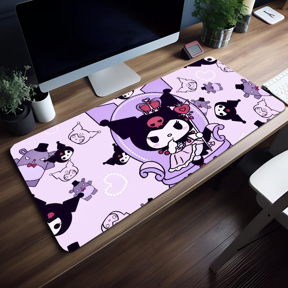 Mouse Pad Cute MousePad KKuromi Cartoon Nonslip Lockedge Office Student San Gaming Thickened Large Writing Pad Cushion