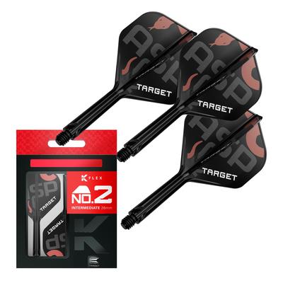 TARGET Darts НАТАН АСПИНАЛЛ Флайт Шейп 2 Kflex Флайт Игровое издание Аксессуары для дартса Стержень для дартса K-Flex и Система, Нет. (стандарт) Все в одном