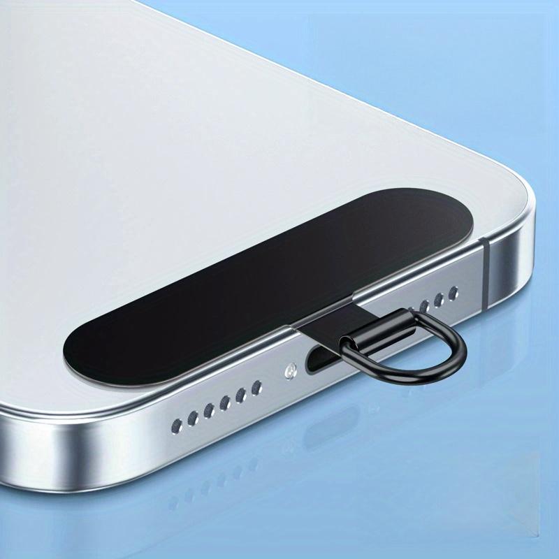 1 шт. Универсальный металлический ремешок для мобильного телефона, ультратонкий, из нержавеющей стали, фиксированный ремешок для мобильного телефона, аксессуары