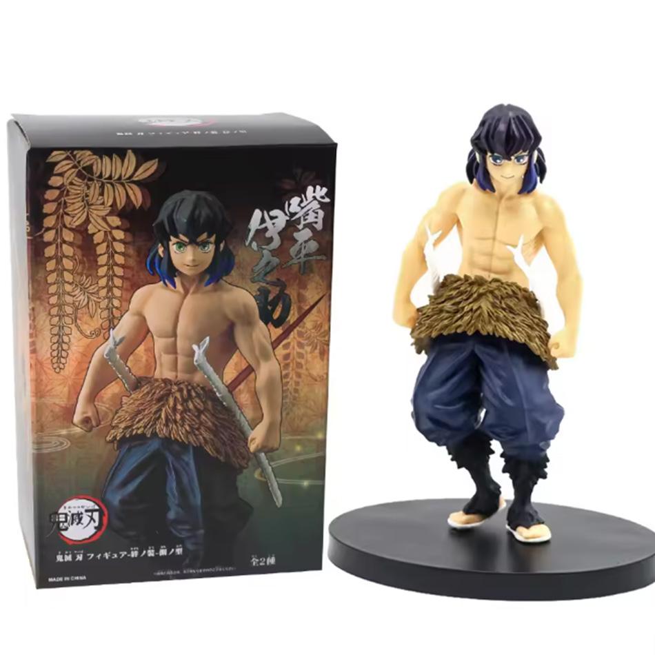 Аниме фигурка Demon Slayer Kamado Tanjirou Nezuko, фигурки героев из ПВХ, модель игрушки, фигурка Zenitsu, Inosuke Kimetsu No Yaiba Figura