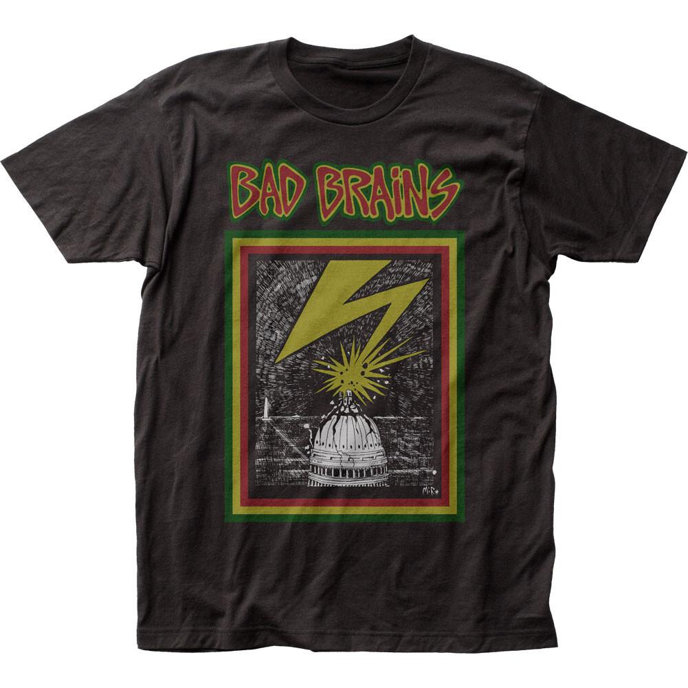 26 Bad Brains Bad Brain Capitol Mens T Shirt Rock N Roll Music Classic Tee Black Unisex T-Shirt