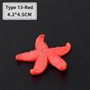 Tank Ornaments Aquarium Decor Resin Reef Rock Artificial Coral Landscape Making Simulation Starfish