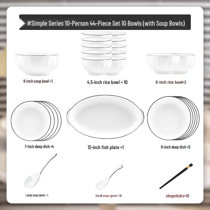 Modranka Nordic Style 20-Piece Dinnerware Set