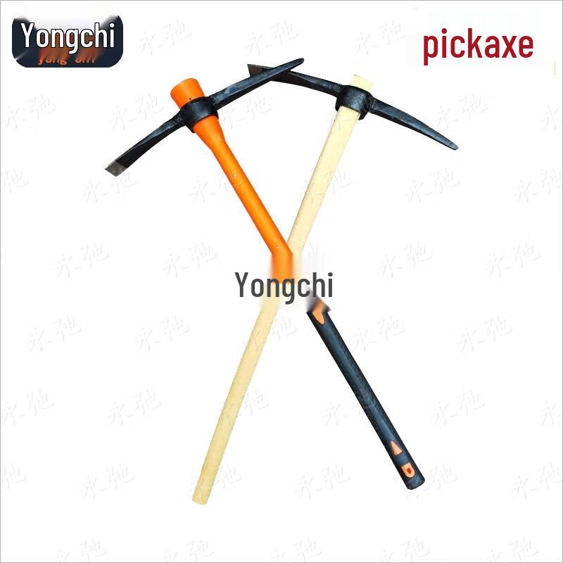 Yongchi Heavy-Duty Double-Headed Steel Pickaxe