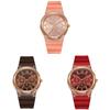 Student Style Silicone Watch For Women Ladies Casual Quartz With Sapphire Glass Dial