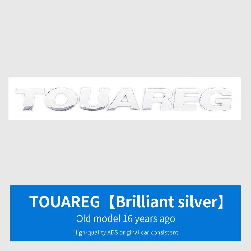 BHMTQ1 ABS Car letter Sticker For VW Volkswagen TIGUAN TOUAREG SAGITAR Logo 2016-2024 Decorative Rear Trunk Emblem Badge Sticker