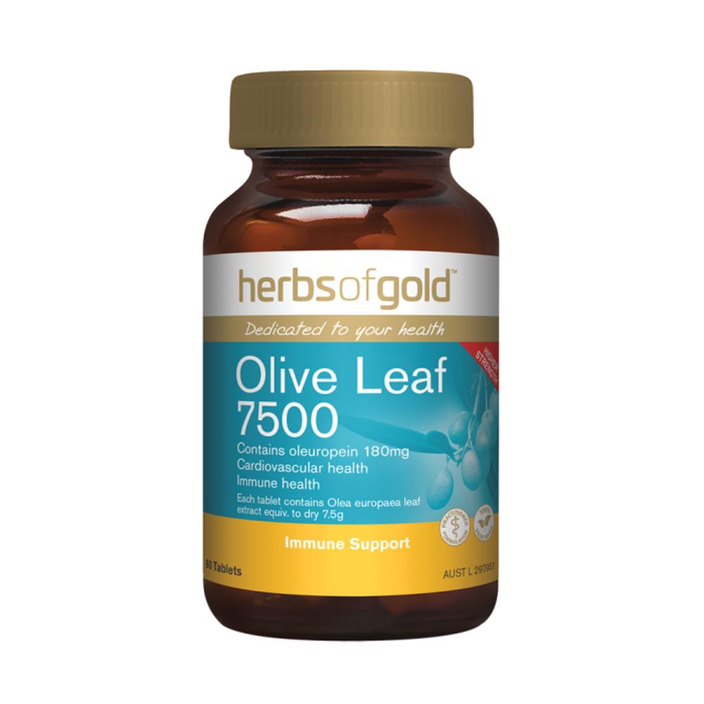 Herbs of Gold Olive Leaf 7500 60t