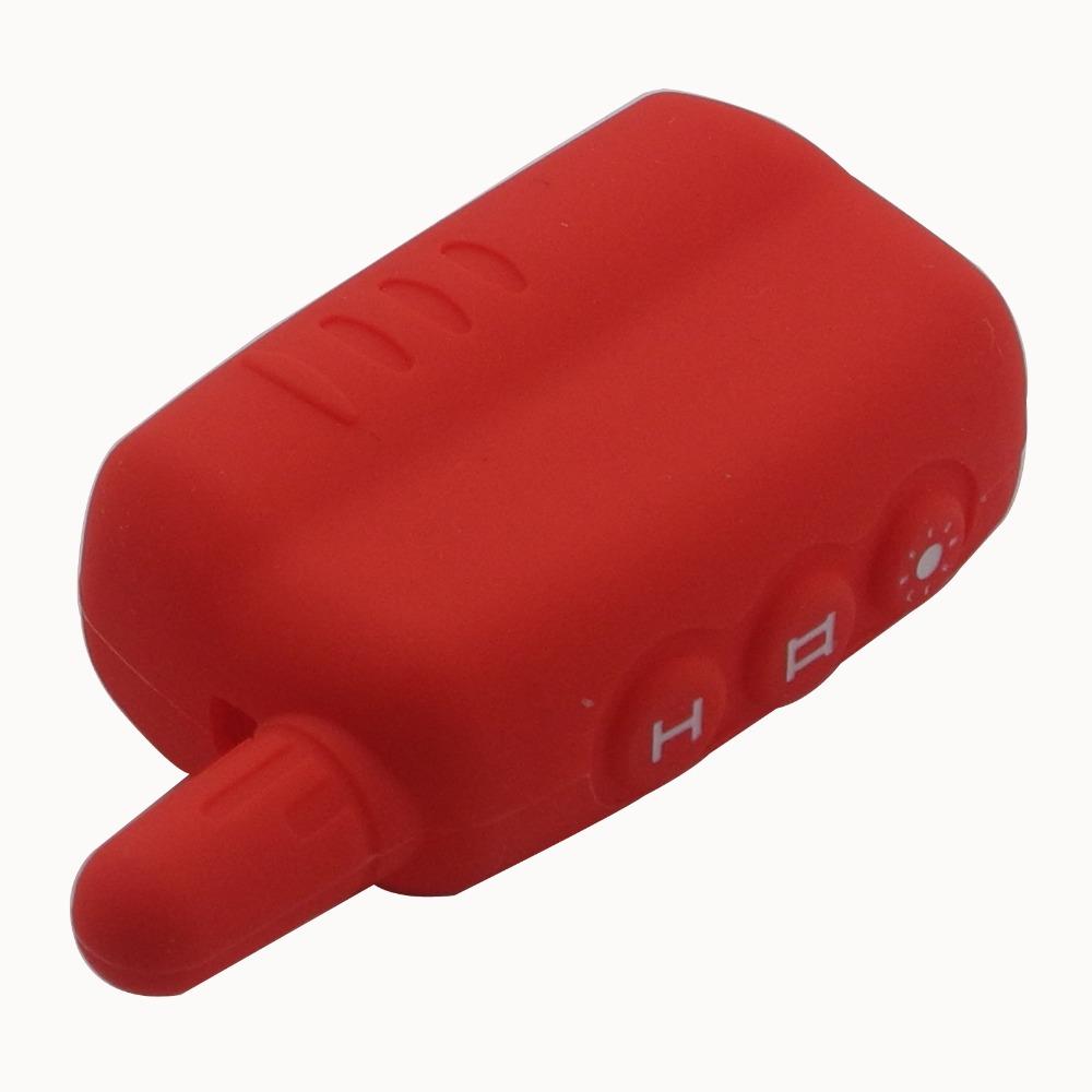 Jingyuqin Пульт 3 Кнопки Стильный Чехол-Кейс Для Startline A9 A8 A6 ЖК Держатель Ключа Брелок Российская Двусторонняя Сигнализация Брелок-Кольцо