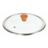 Pearl Metal Indo Curryko Recommended Glass Pan Cover for 24cm CX-67